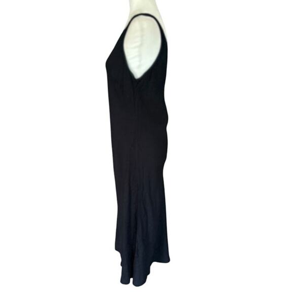 Vintage April Cornell Maxi Dress Small Minimalist Black Whimsygoth Witchy Goth - Picture 3 of 11